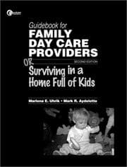 Tapa de Guidebook for Family Day Care Providers