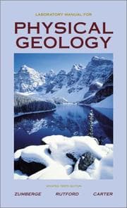 Tapa de Lab Manual for Physical Geology Updated Tenth Edition