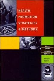 Tapa de Health promotion strategies & methods