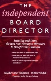 Tapa de The independent board director