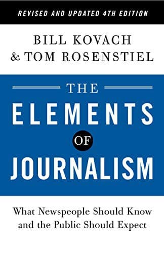 Tapa de The Elements of Journalism