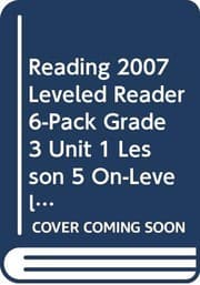 Tapa de READING 2007 LEVELED READER 6-PACK GRADE 3 UNIT 1 LESSON 5 ON-LEVEL ONE CHILI PEPPER