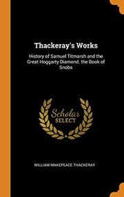Tapa de Thackeray's Works