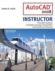 Tapa de MP AutoCAD 2008 Instructor w/ AutoDesk 2008 Inventor DVD