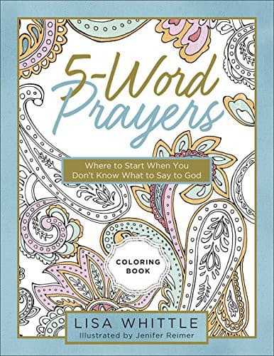 Tapa de 5-Word Prayers Coloring Book