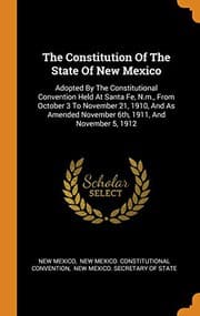 Tapa de The Constitution Of The State Of New Mexico