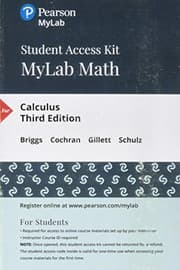 Tapa de MyLab Math with Pearson eText -- 24-Month Standalone Access Card -- for Calculus