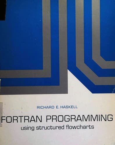Tapa de FORTRAN programming using structured flowcharts
