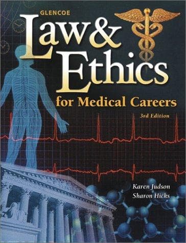 Tapa de Law & Ethics for Medical Careers