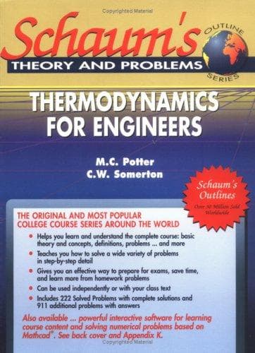 Tapa de Thermodynamics for Engineers