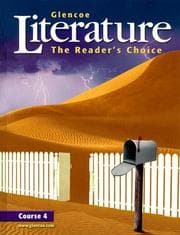 Tapa de Glencoe literature--the reader's choice--course 4