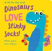Tapa de Dinosaurs LOVE Stinky Socks!