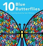 Tapa de 10 Blue Butterflies