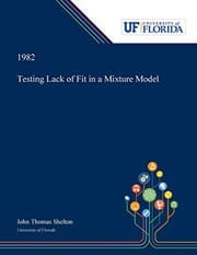 Tapa de Testing Lack of Fit in a Mixture Model