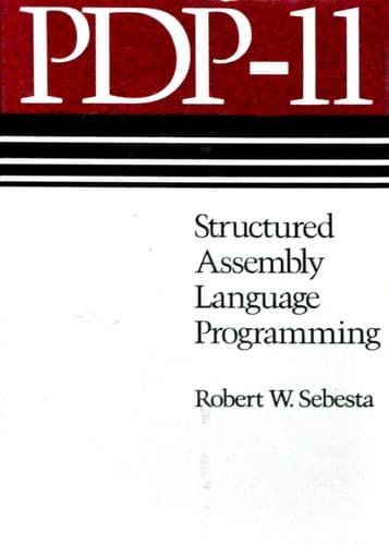 Tapa de PDP-11, structured assembly language programming