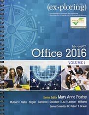 Tapa de Exploring Microsoft Office 2016 Volume 1; MyLab IT with Pearson eText--Access Card--for Exploring Microsoft Office 2016