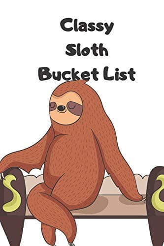 Tapa de Classy Sloth Bucket List
