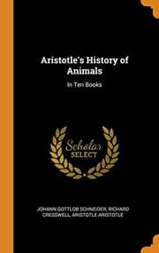 Tapa de Aristotle's History of Animals