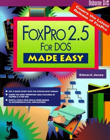 Tapa de FoxPro 2.5 for DOS made easy