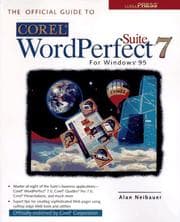 Tapa de The official guide to Corel WordPerfect suite for Windows 95