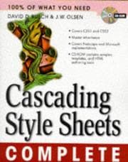Tapa de Cascading style sheets complete