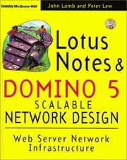 Tapa de Lotus Notes and Domino 5 scalable network design