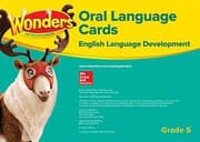 Tapa de Wonders for English Learners G5 Oral Language Cards