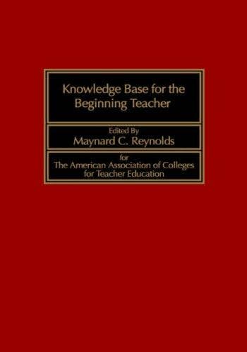 Tapa de Knowledge base for the beginning teacher