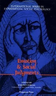 Tapa de Emotion and Social Judgements