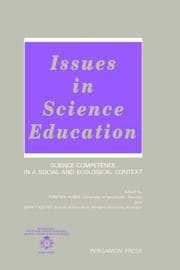 Tapa de Issues in science education