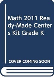 Tapa de MATH 2011 READY-MADE CENTERS KIT GRADE K