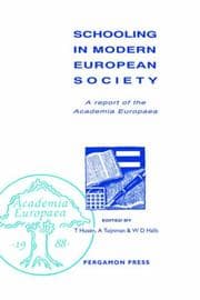 Tapa de Schooling in modern European society