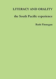 Tapa de LITERACY AND ORALITY the South Pacific experience