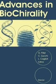 Tapa de Advances in Biochirality