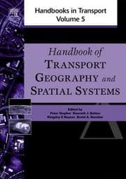 Tapa de Handbook of transport geography and spatial systems