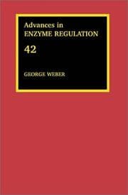 Tapa de Advances in Enzyme Regulation