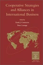 Tapa de Cooperative Strategies and Alliances in International Business