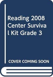 Tapa de READING 2008 CENTER SURVIVAL KIT GRADE 3