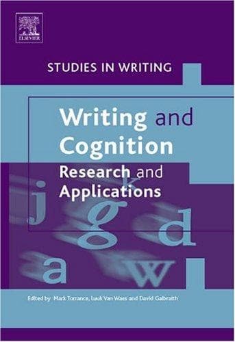 Tapa de Writing and Cognition, Volume 4