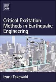 Tapa de Critical Excitation Methods in Earthquake Engineering