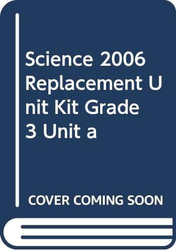 Tapa de SCIENCE 2006 REPLACEMENT UNIT KIT GRADE 3 UNIT A