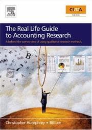 Tapa de The real life guide to accounting research