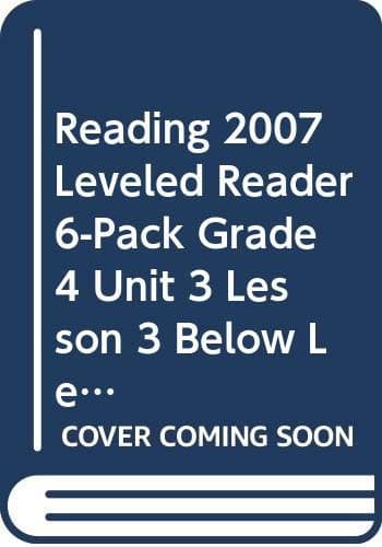 Tapa de READING 2007 LEVELED READER 6-PACK GRADE 4 UNIT 3 LESSON 3 BELOW LEVEL DAY FOR NIGHT