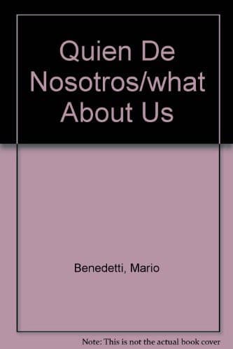 Tapa de Quien De Nosotros/what About Us