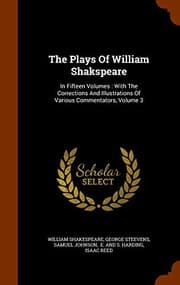 Tapa de The Plays Of William Shakspeare : In Fifteen Volumes