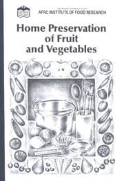 Tapa de Home preservation of fruit and vegetables