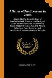 Tapa de A Series of First Lessons in Greek