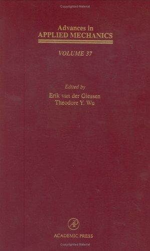 Tapa de Advances in applied mechanics