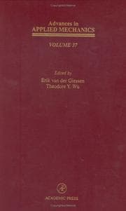 Tapa de Advances in applied mechanics