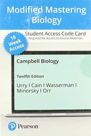Tapa de Modified Mastering Biology with Pearson eText -- Access Card -- for Campbell Biology